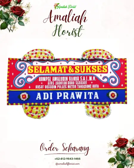 Papan Bunga Ucapan Selamat Puspo